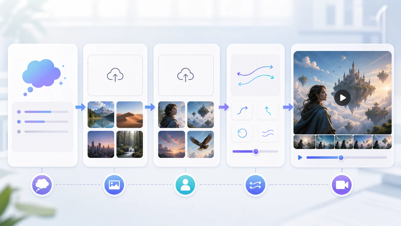Step-by-step best ai text to video generators workflow