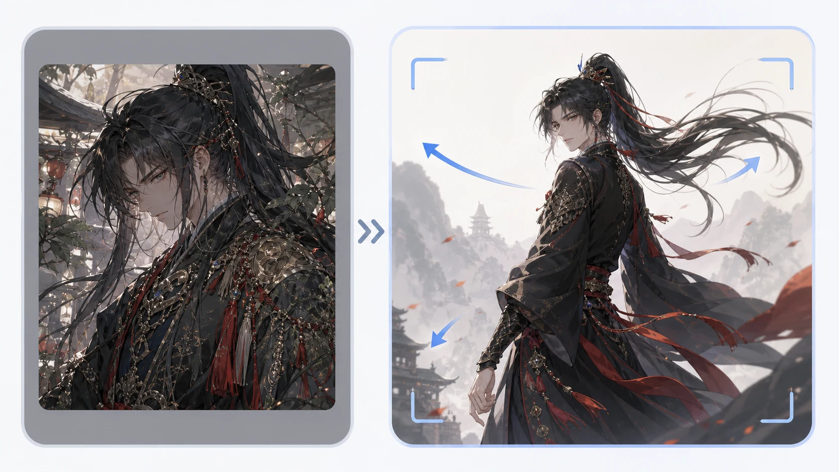 how to animate character art into video input quality comparison