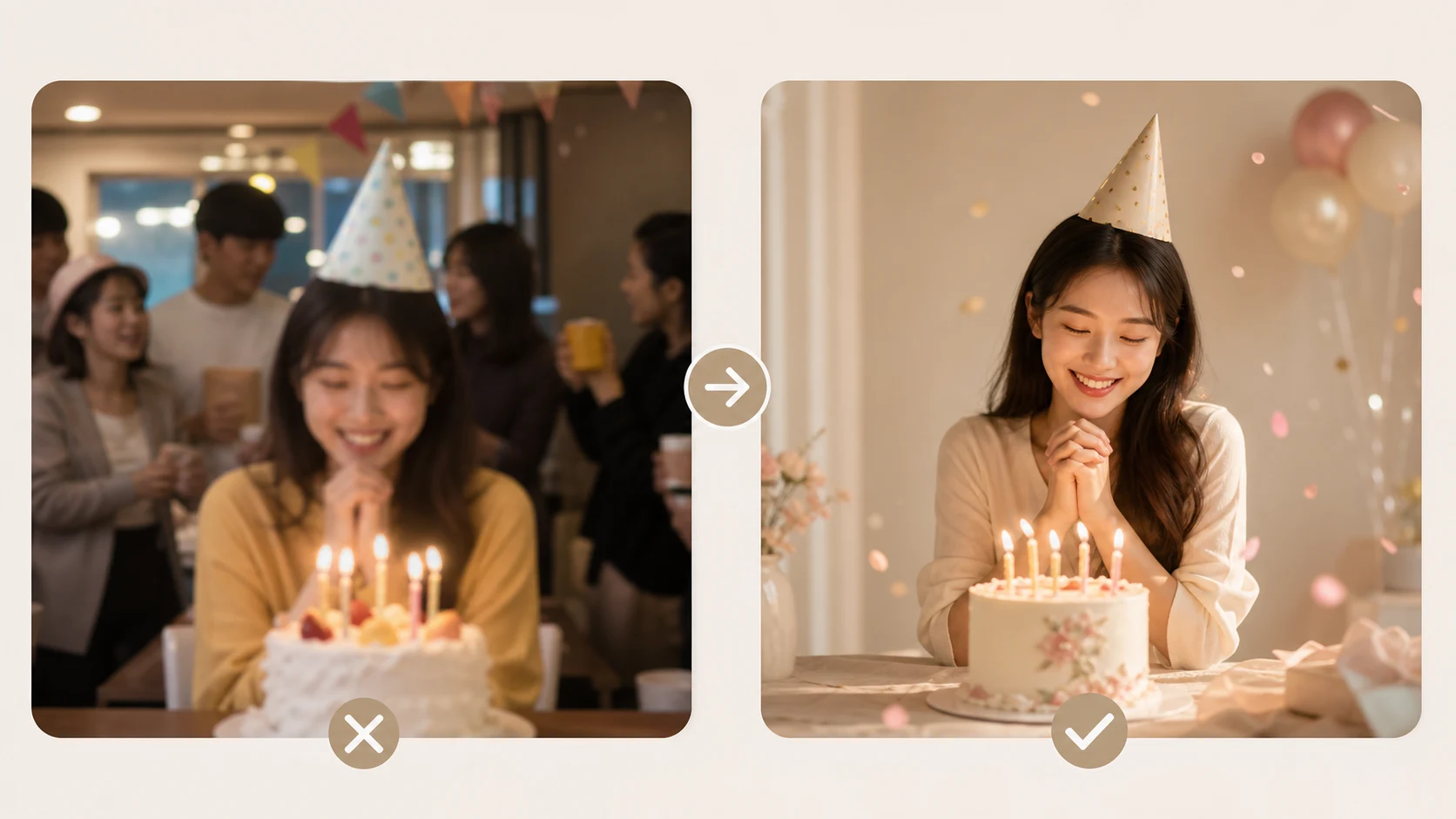 vídeo de aniversário com fotos input quality comparison