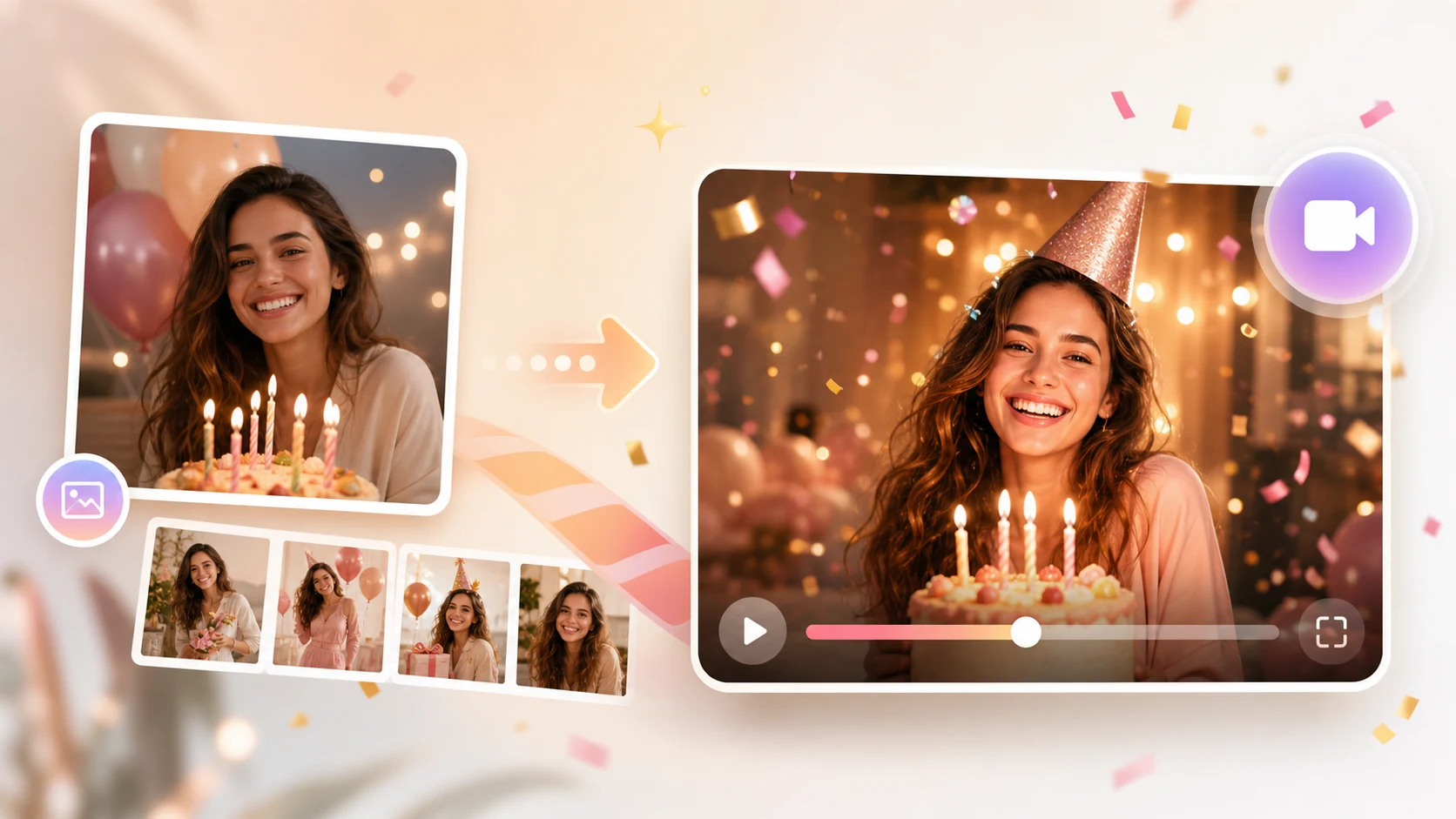 Vídeo de aniversário com fotos: como fazer uma homenagem simples cover image