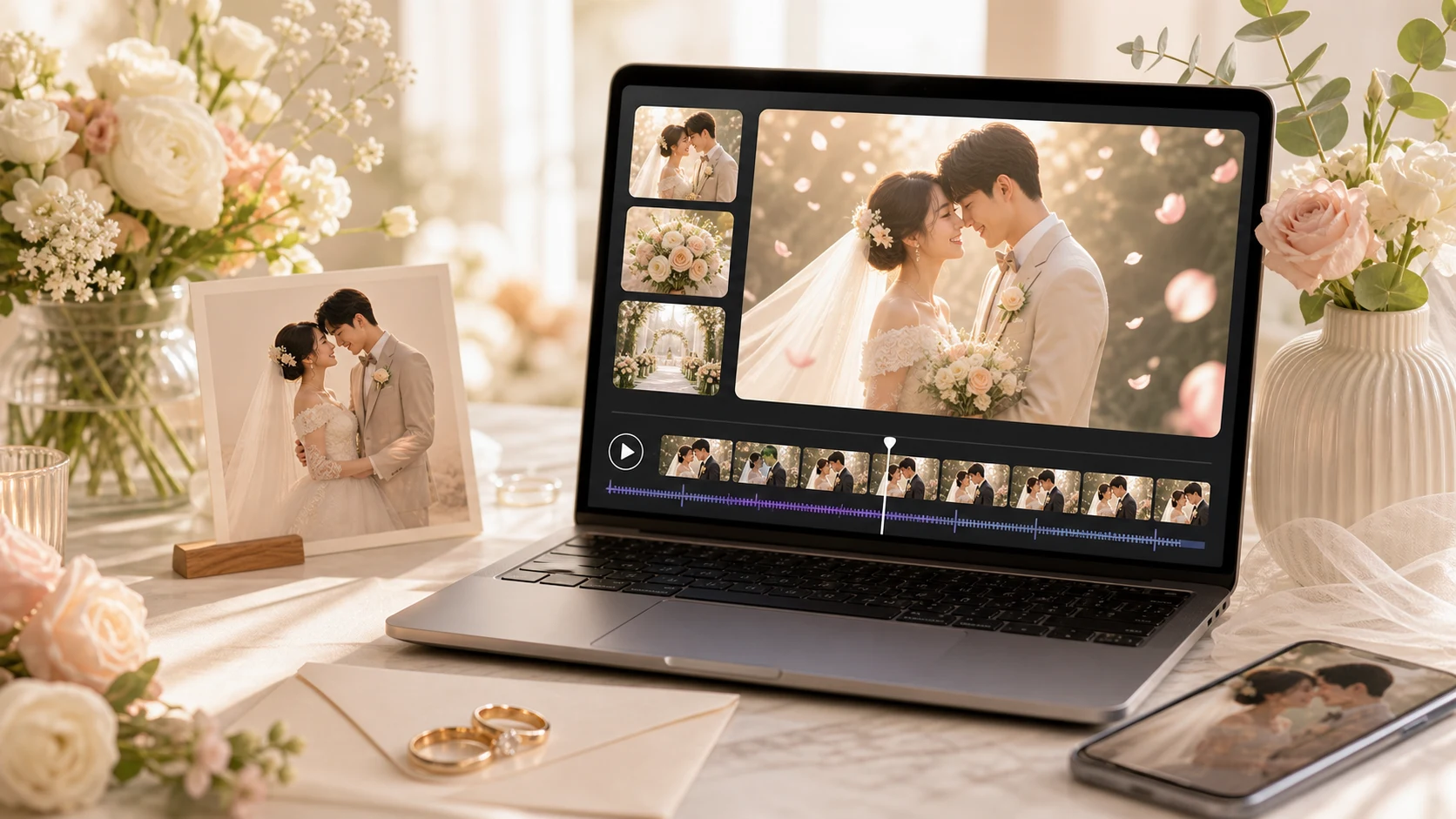 怎么用照片做婚礼祝福视频?临时祝福也能做得有仪式感 cover image